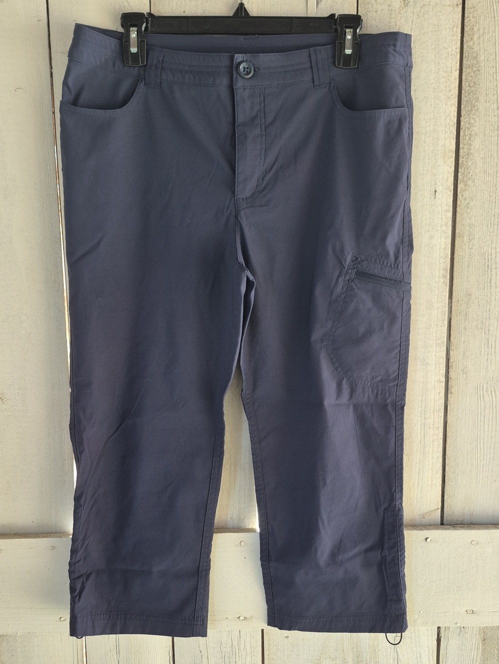 Eddie Bauer Dark Navy Utility Crop Pants